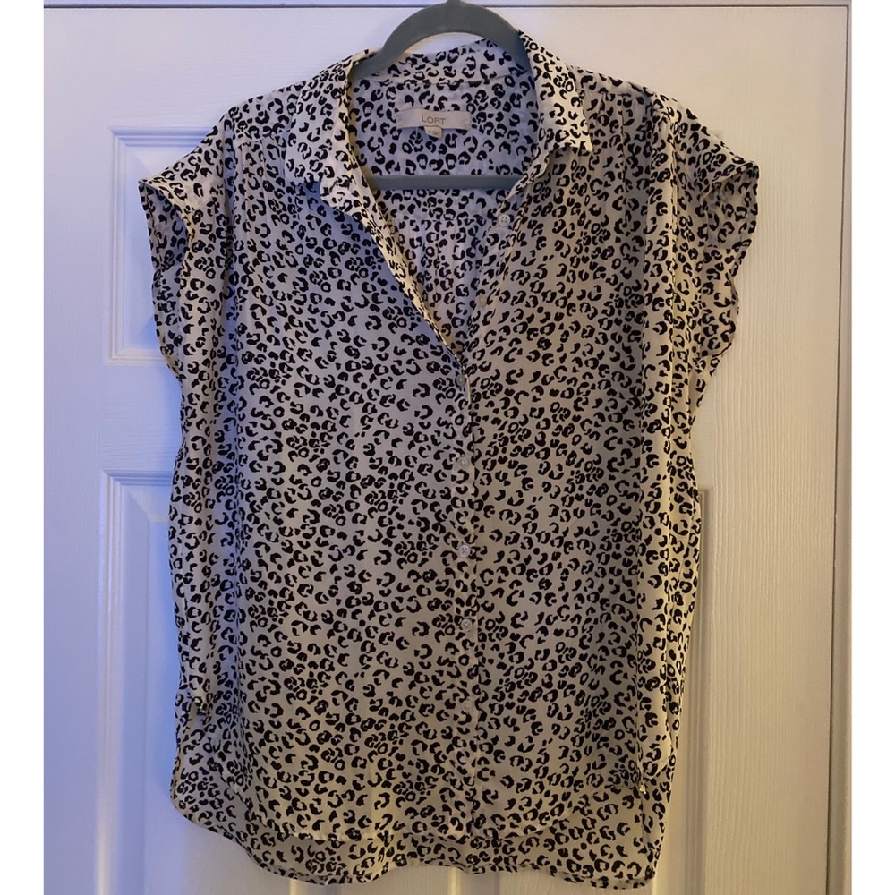 Leopard Print Blouse